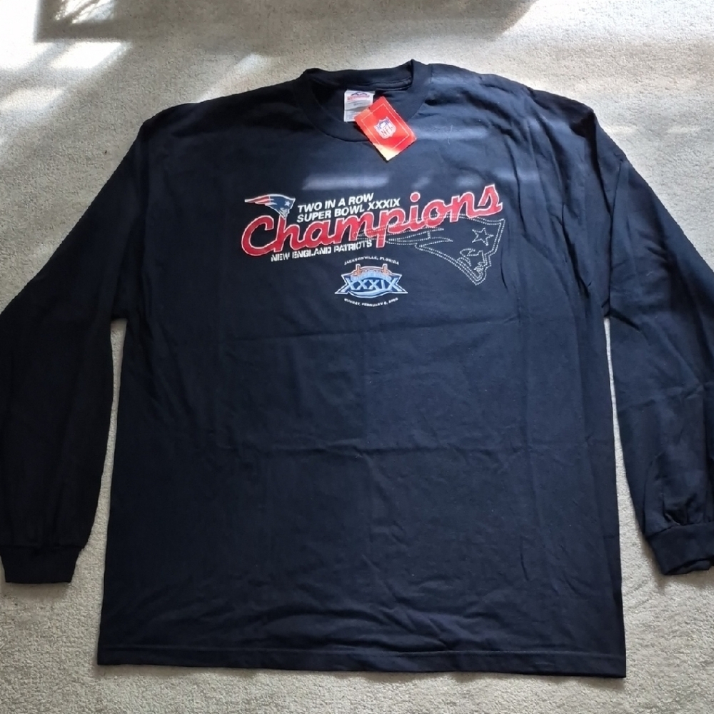 Black Super Bowl Champions Long Sleeve Shirt